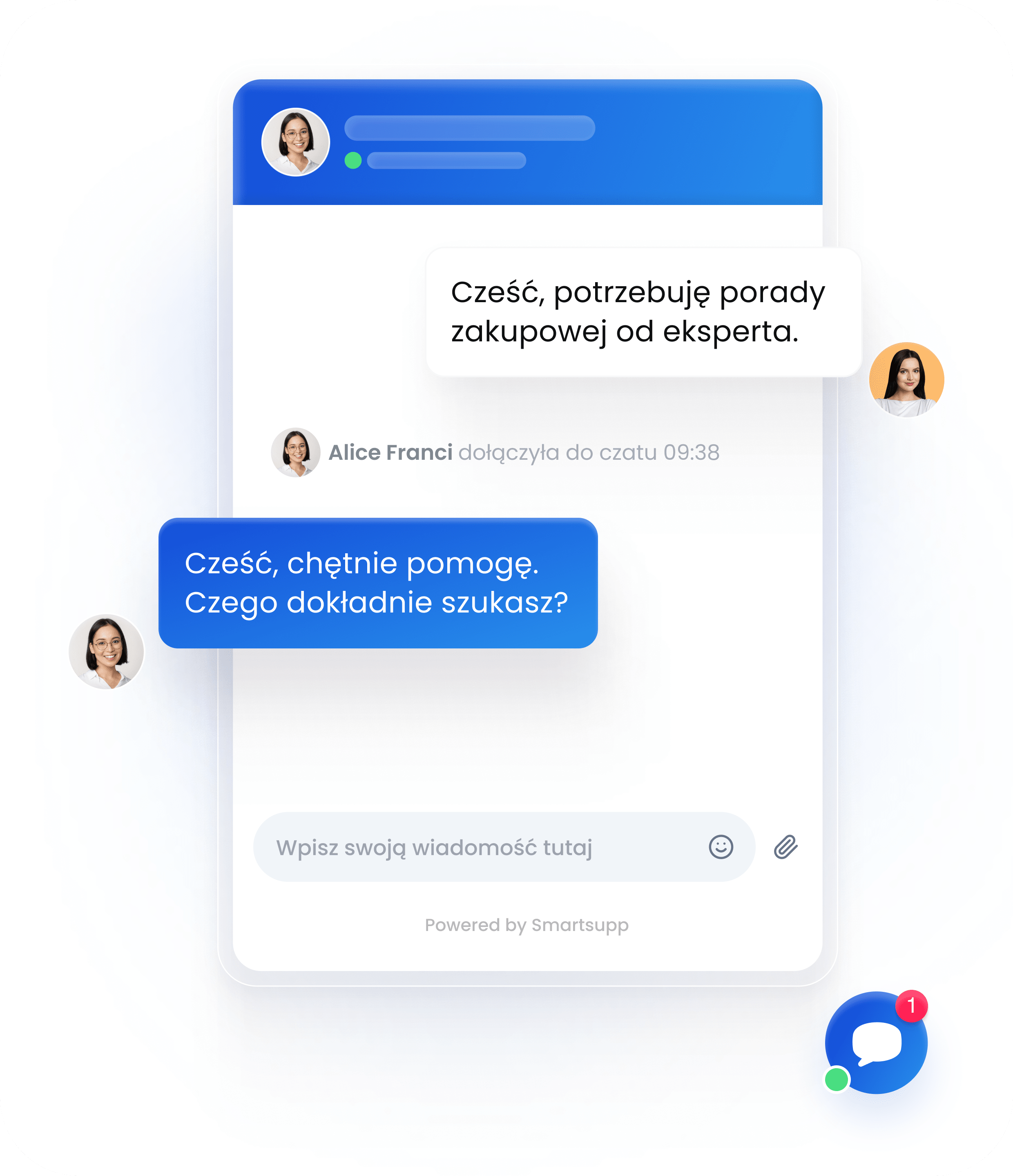 Widget Smartsupp - Live czat