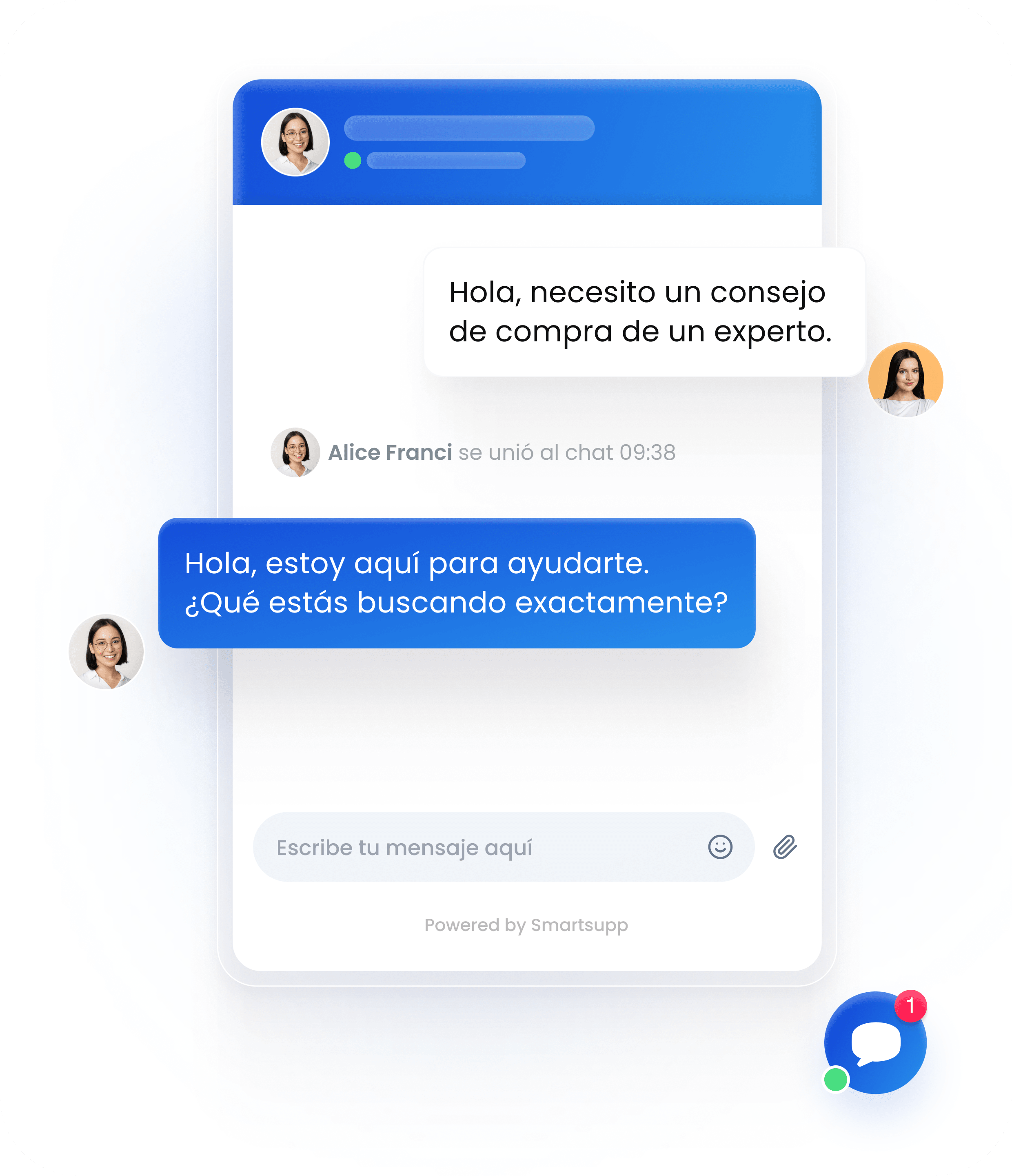 Widget de Smartsupp - Chat en Vivo