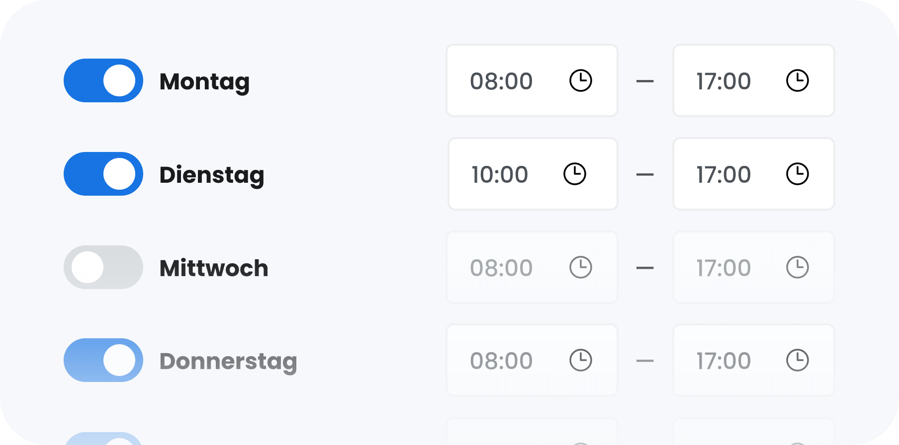 Smartsupp Einrichten der Geschäftszeiten