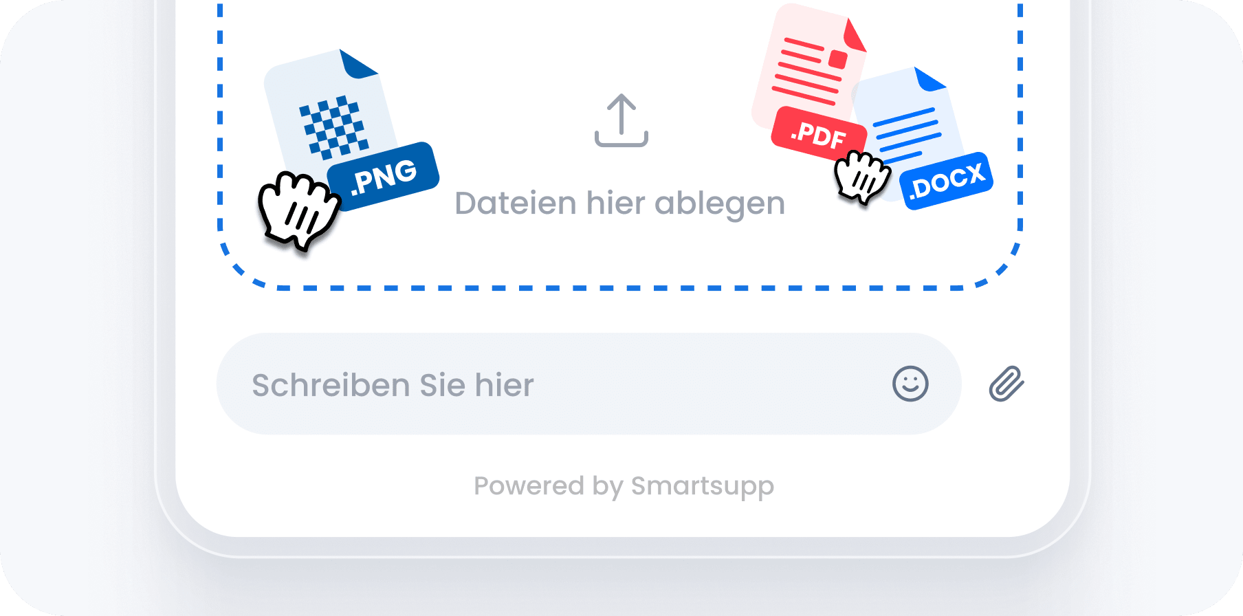 Smartsupp Die Chat-Box ermöglicht Dateifreigabe