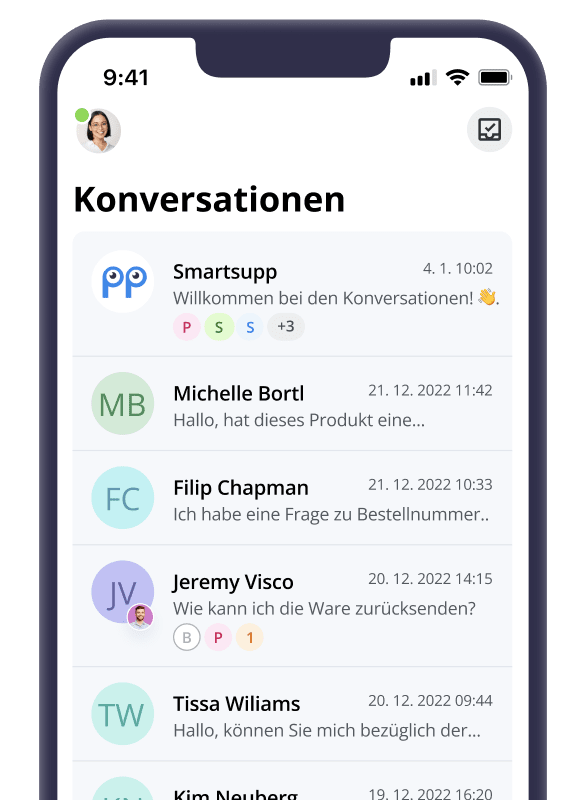 Smartsupp Inbox Mobile
