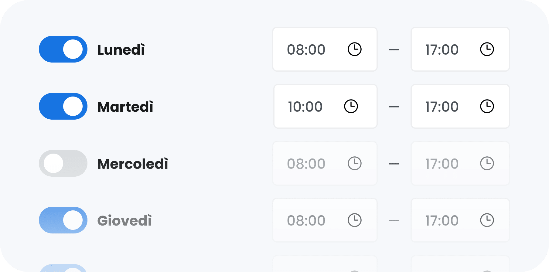 Smartsupp Orari di servizio