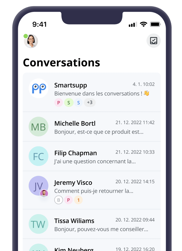 Smartsupp Inbox Mobile