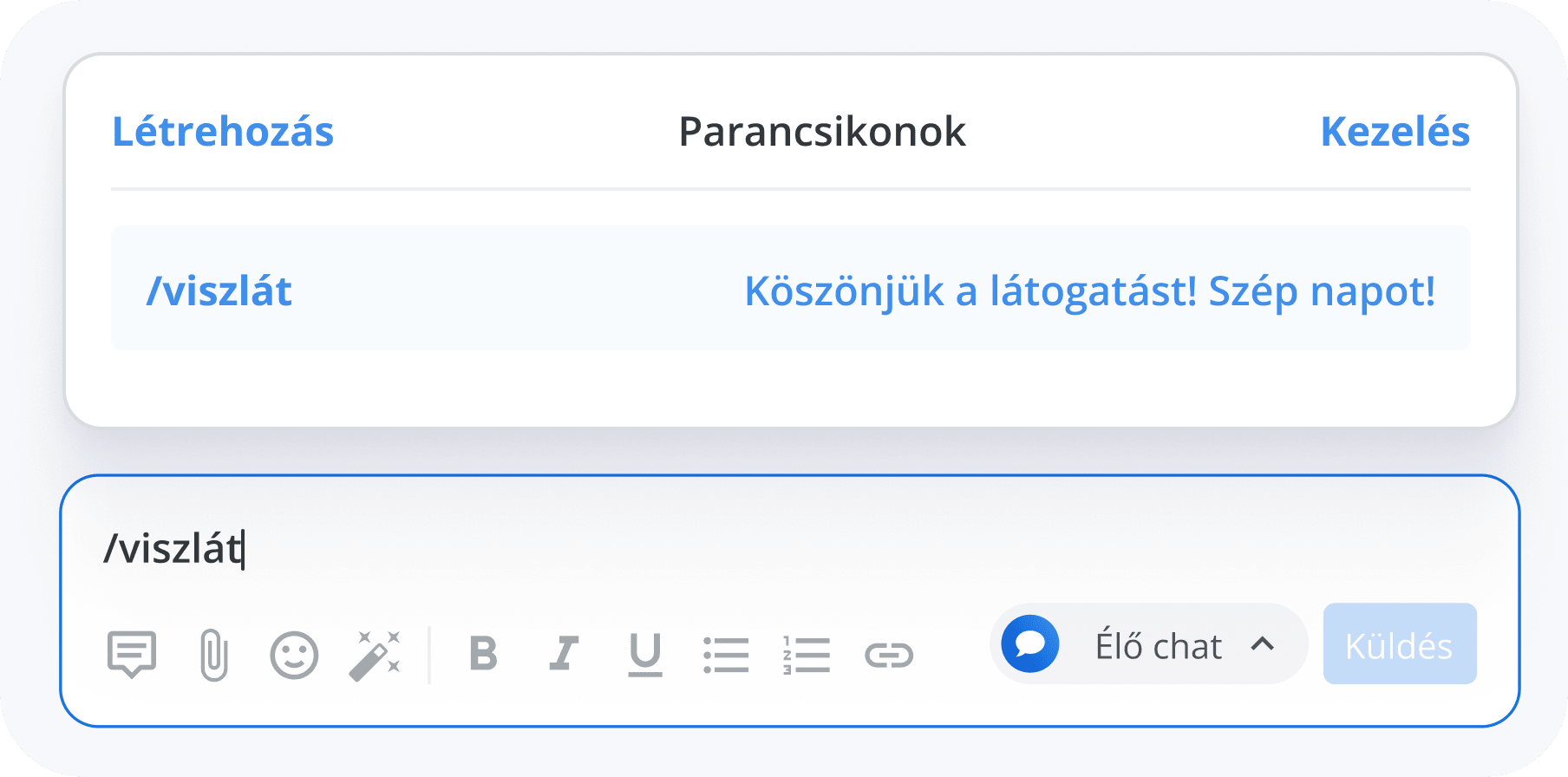 Smartsupp Gyors szövegek