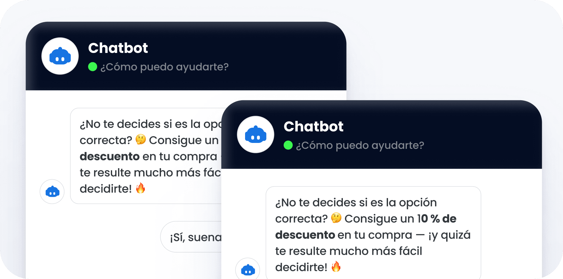 Historial de conversación de chatbot