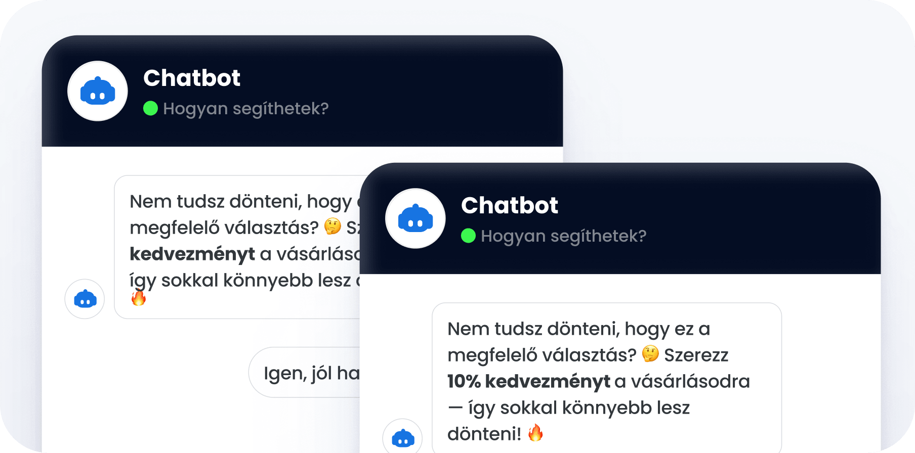 Chatbot beszélgetési előzmények