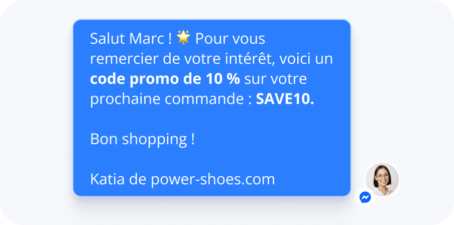 Récupérez les clients qui ont quitté votre site