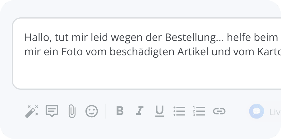 Antwort schreiben