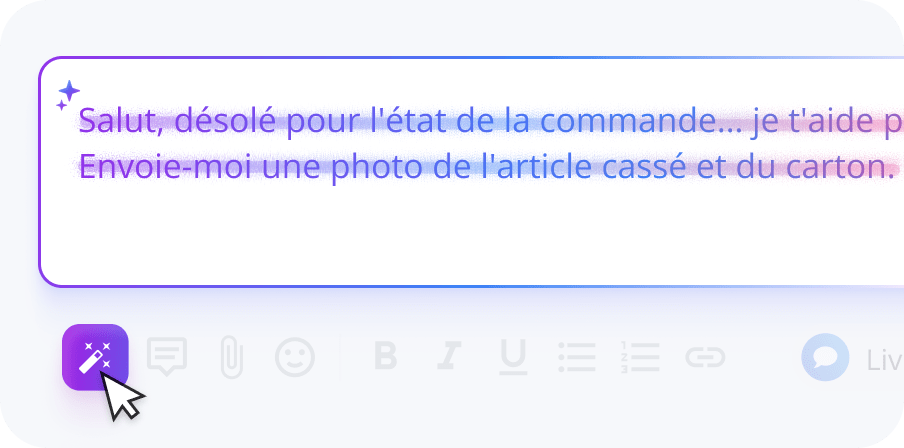 Cliquer sur la baguette magique
