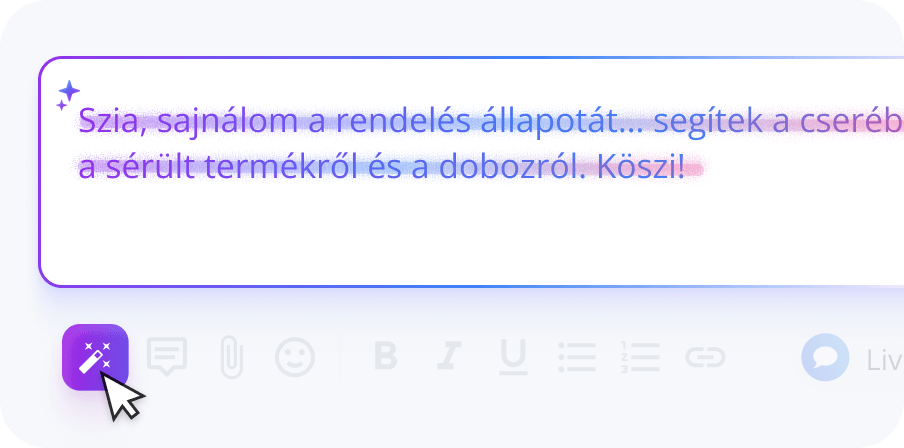 Kattintson a varázspálcára