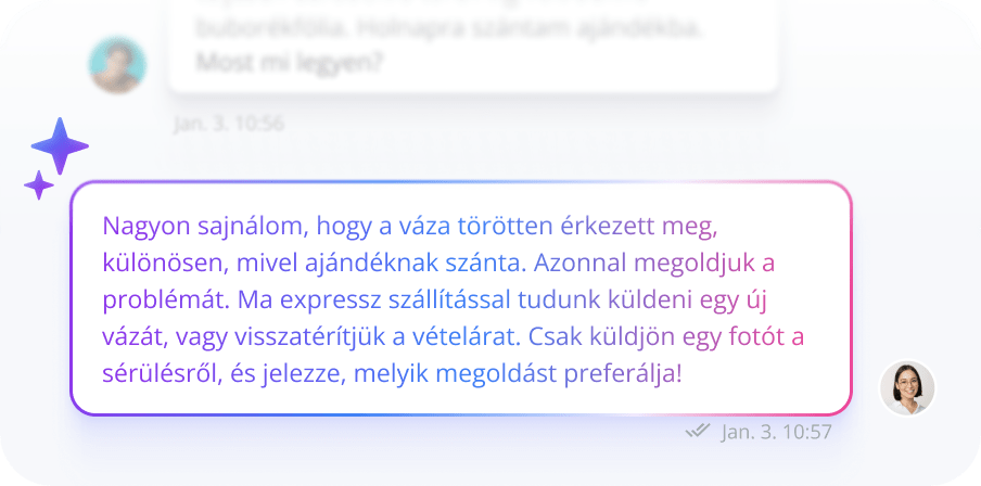 Tökéletes üzenet elküldése