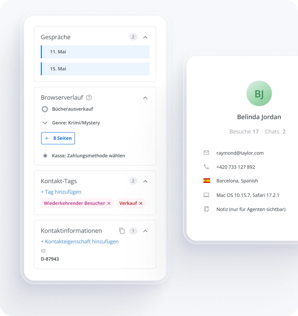 Reporting & Statistiken - Tiefgehende Kundendaten