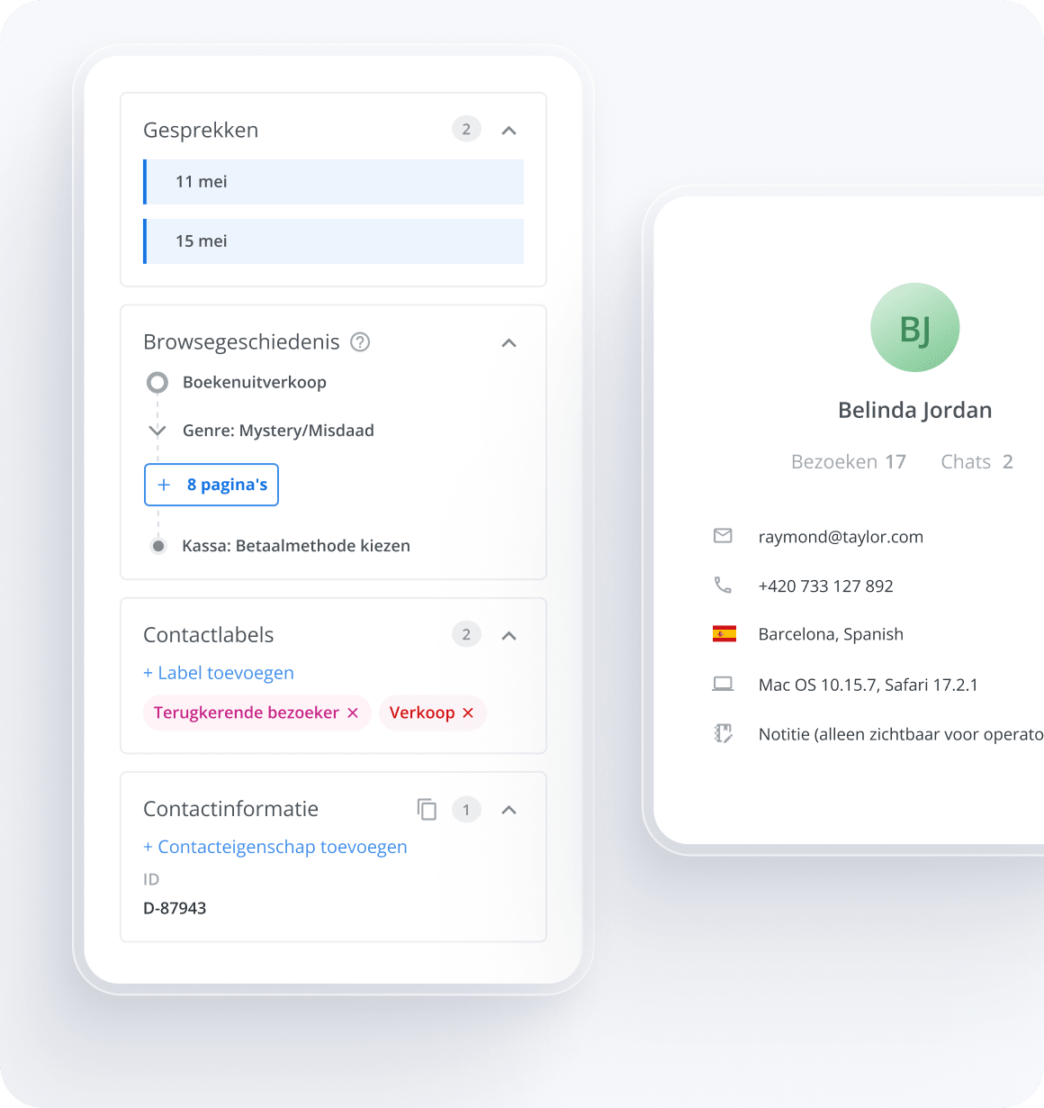 Rapportage & statistieken - uitgebreide klantdata