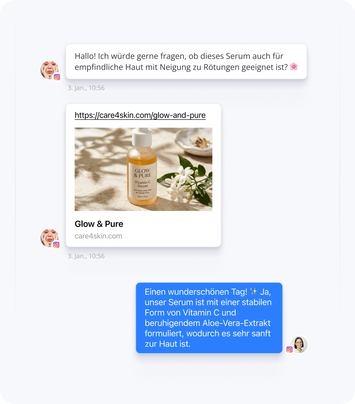 Instagram-Kunden erwarten Antworten in Sekunden, nicht in Minuten – verlieren Sie keine wertvollen Leads.