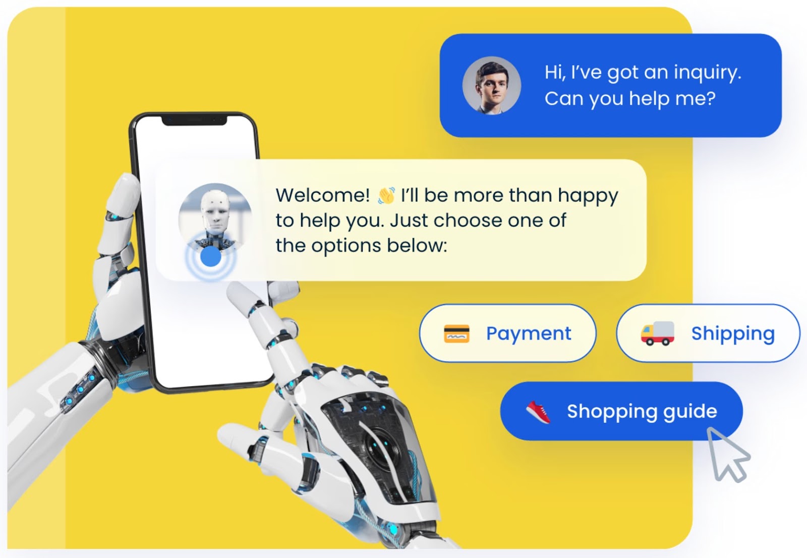 Zaangażowanie klientów AI: Chatbot
