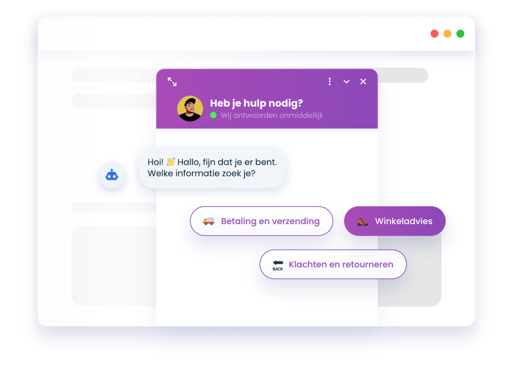 Eenvoudige FAQ chatbot