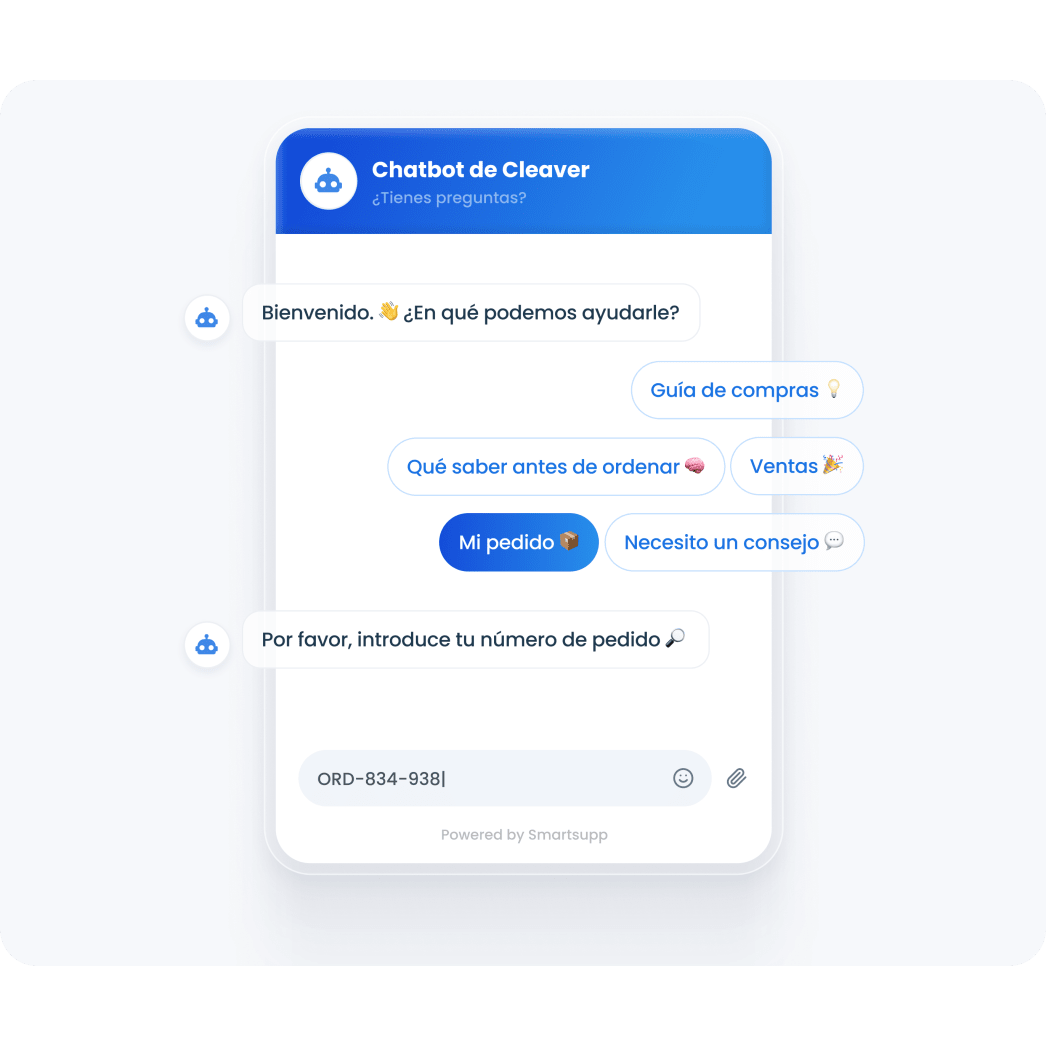 Smartsupp Flujos de chatbot