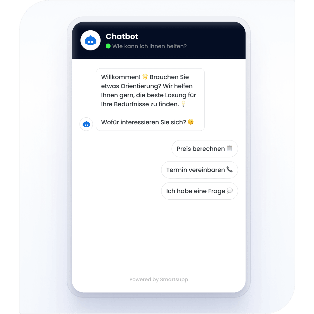 Smartsupp Chatbot für Service