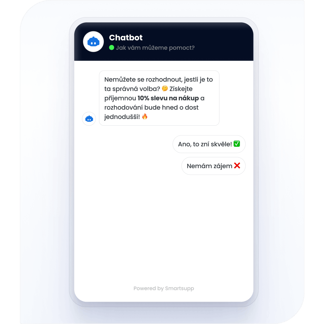 Smartsupp chatbot pro e‑commerce
