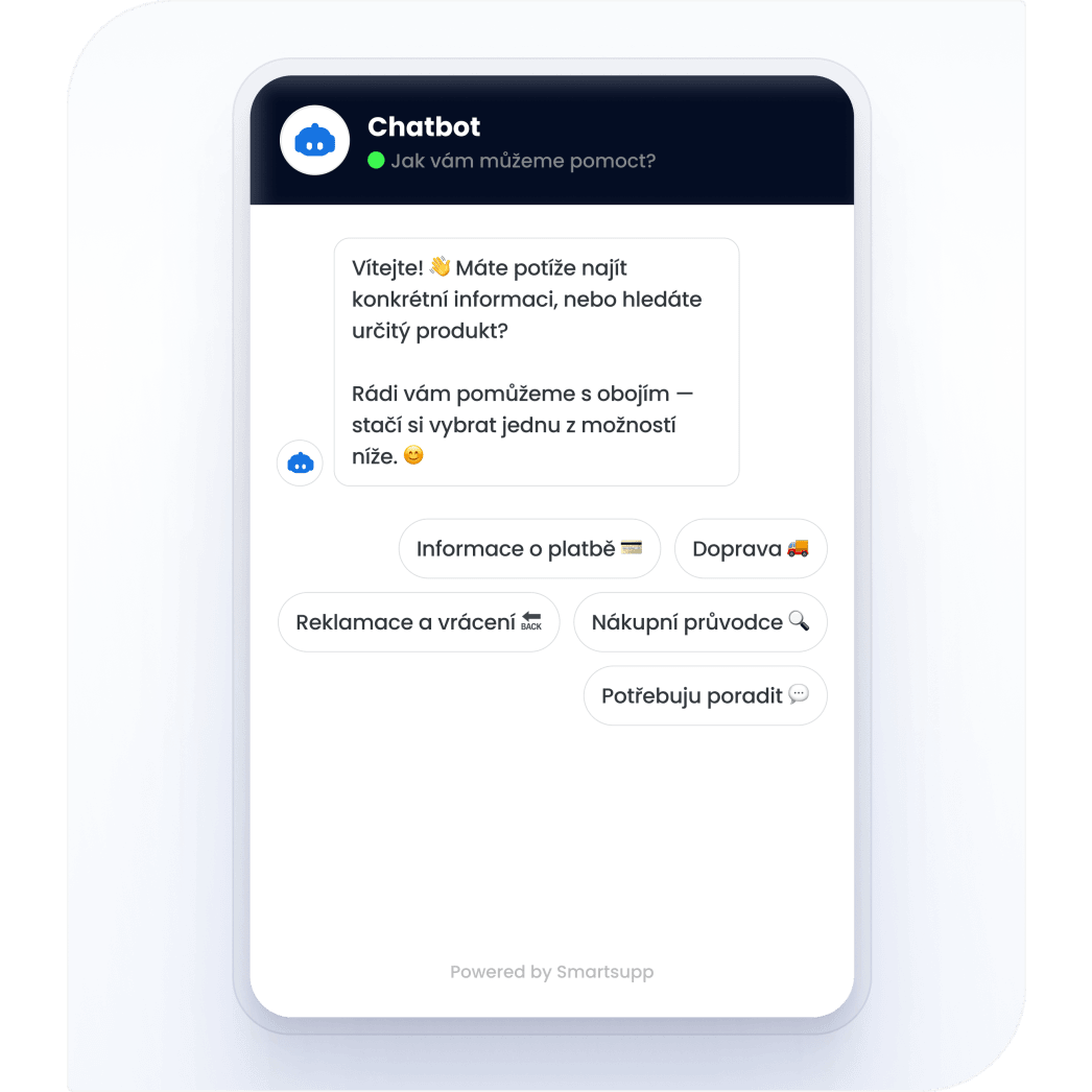 Smartsupp Q&A chatbot