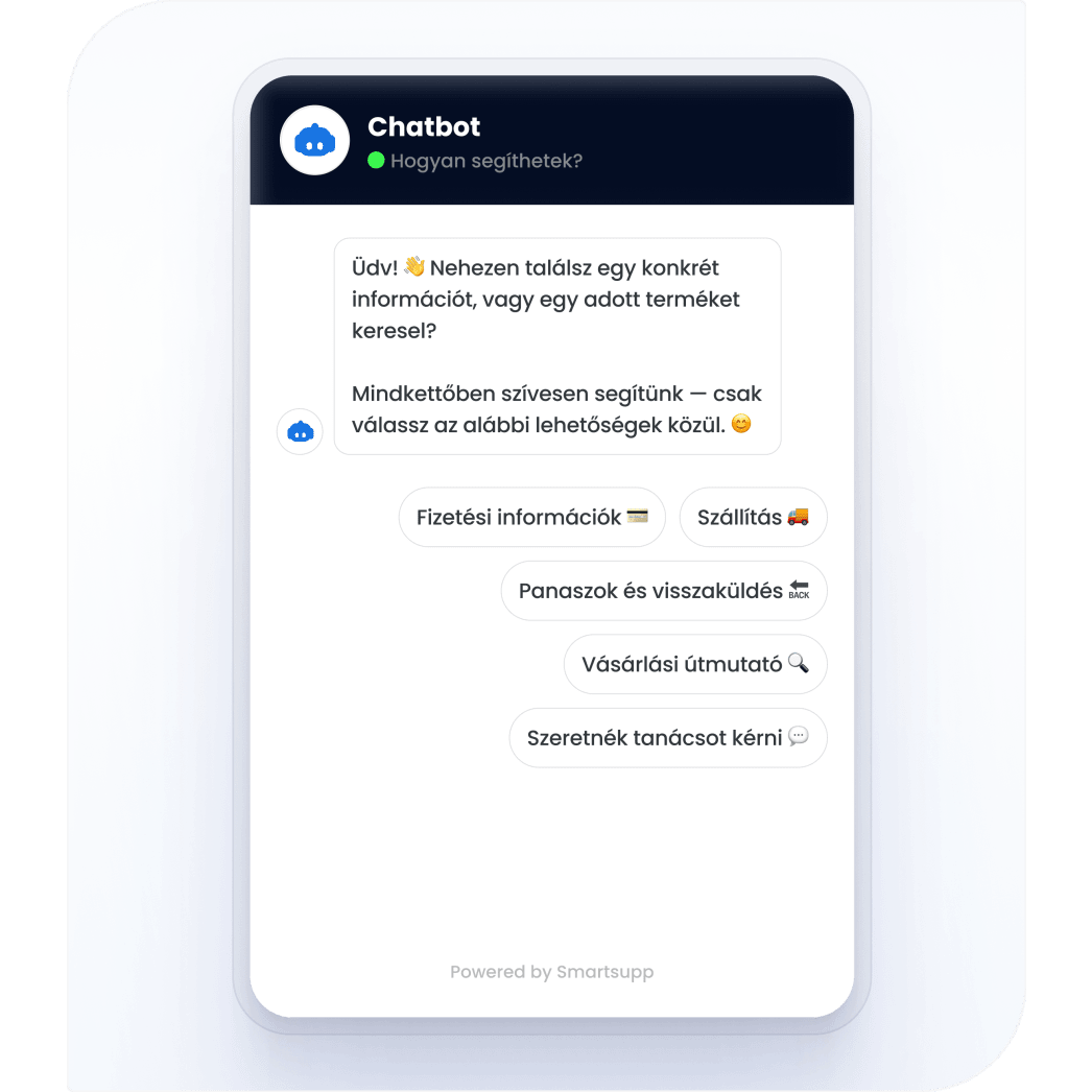 Smartsupp Q&A chatbot