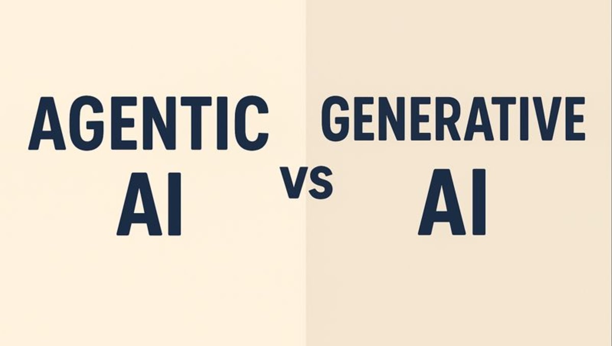 Agentic AI Vs Generative AI: What Are The Differences? + Examples