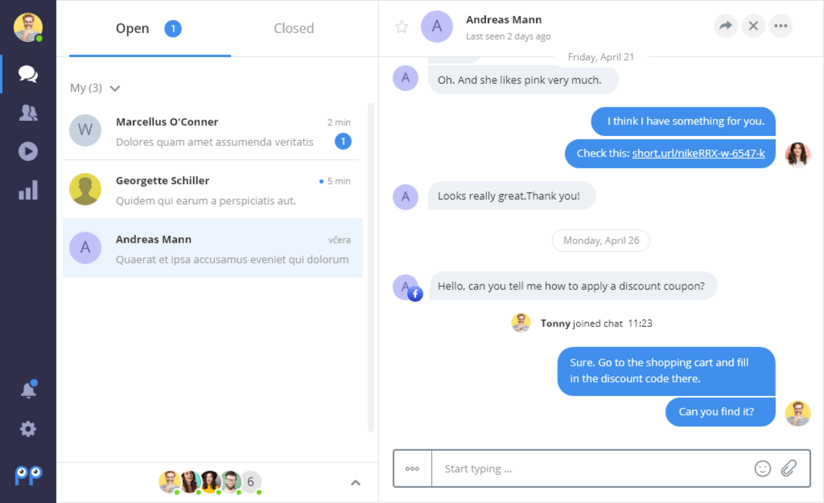 Facebook messenger intergation