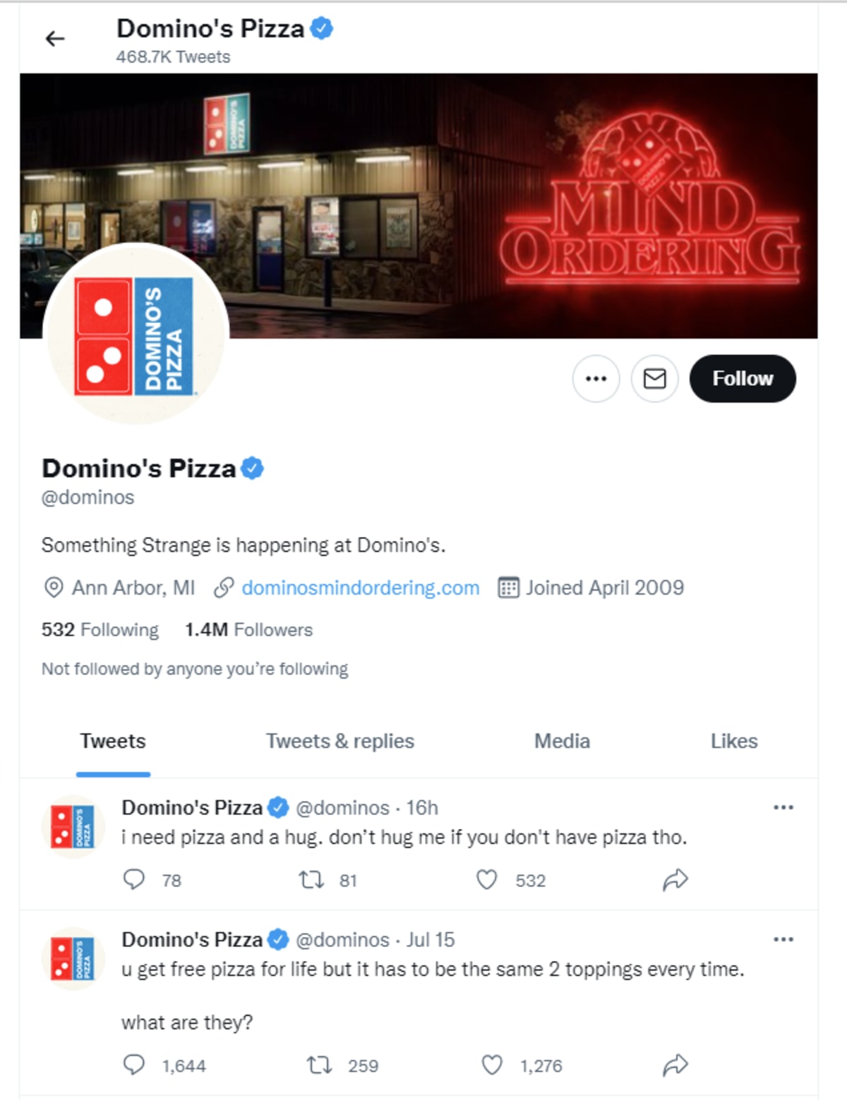 dominos pizza customer support