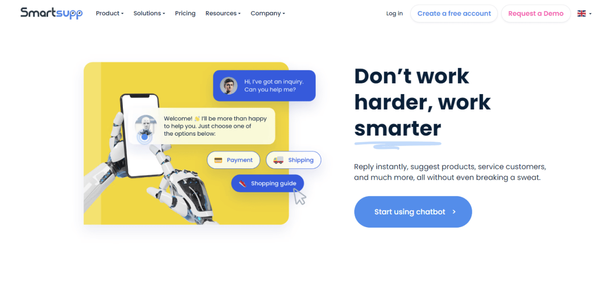 Smartsupp chatbot