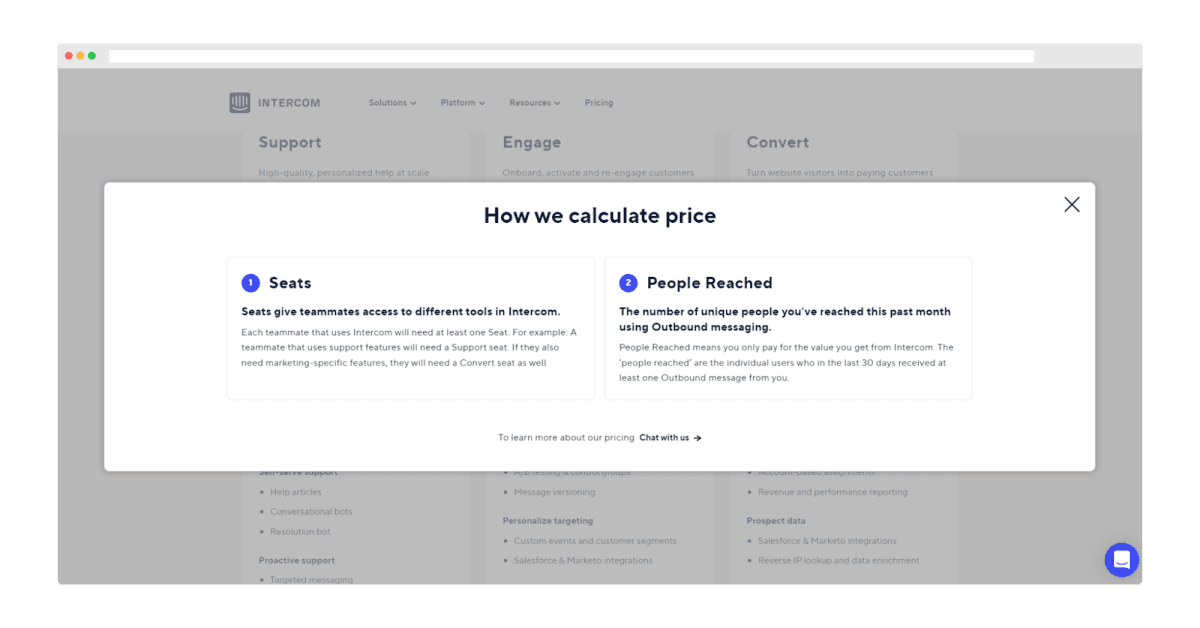 Intercom pricing