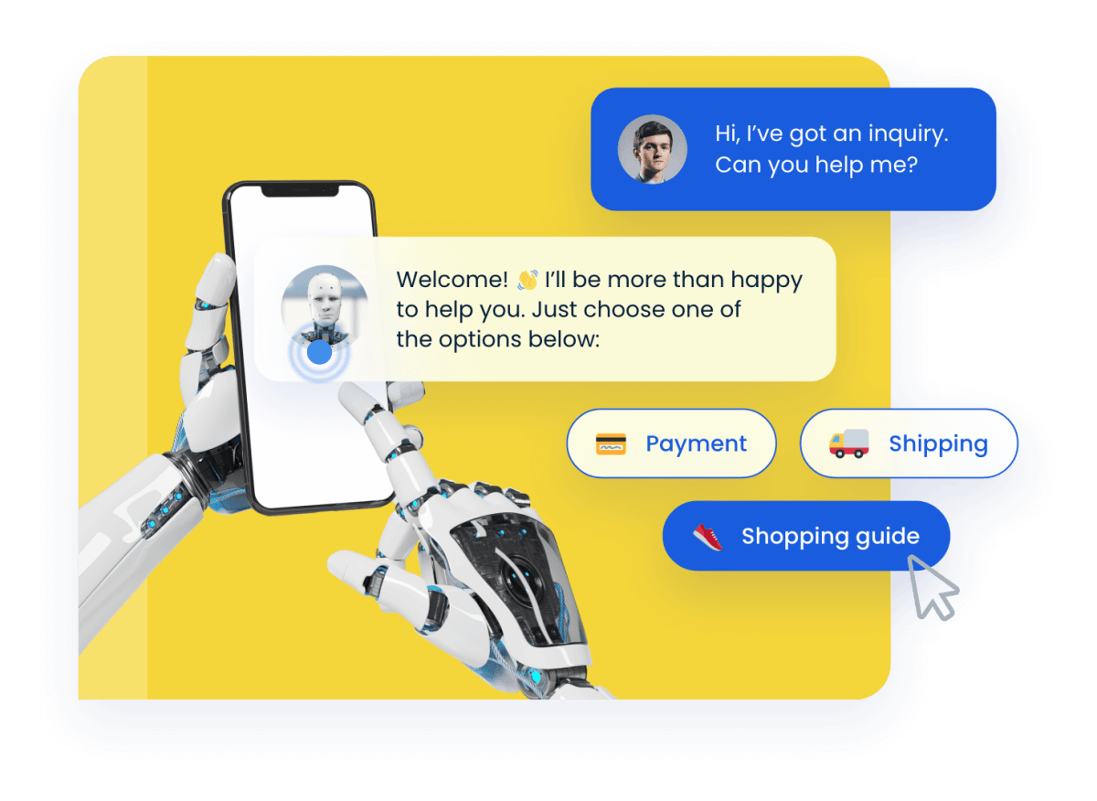 Chatbot answers all the repetitive questions for you