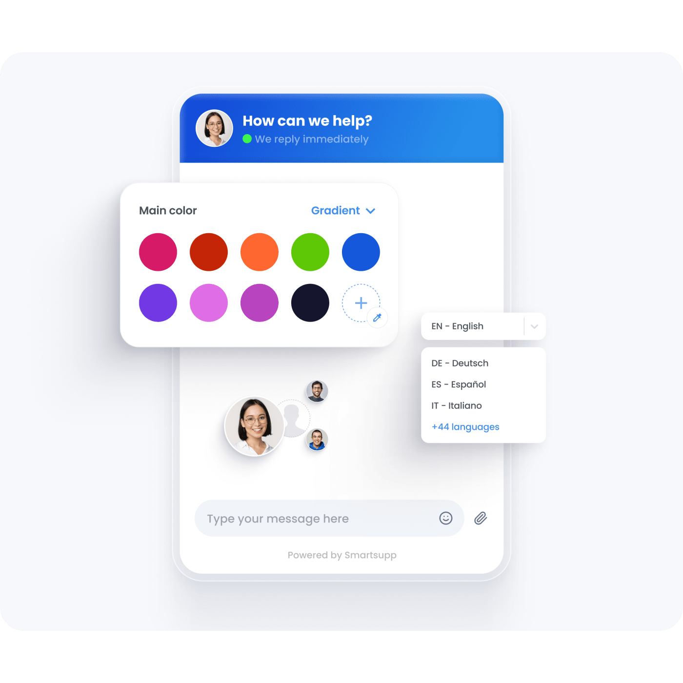 Smartsupp Customizable Widget