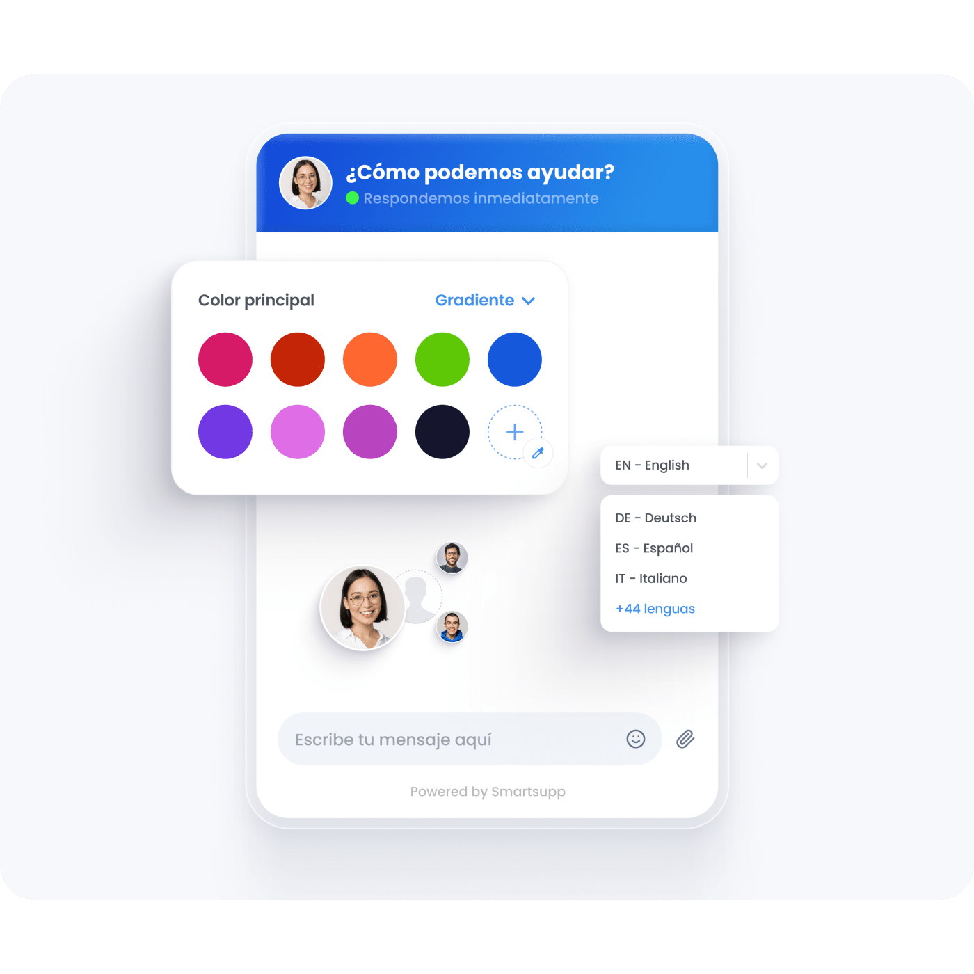 Smartsupp Widget personalizable
