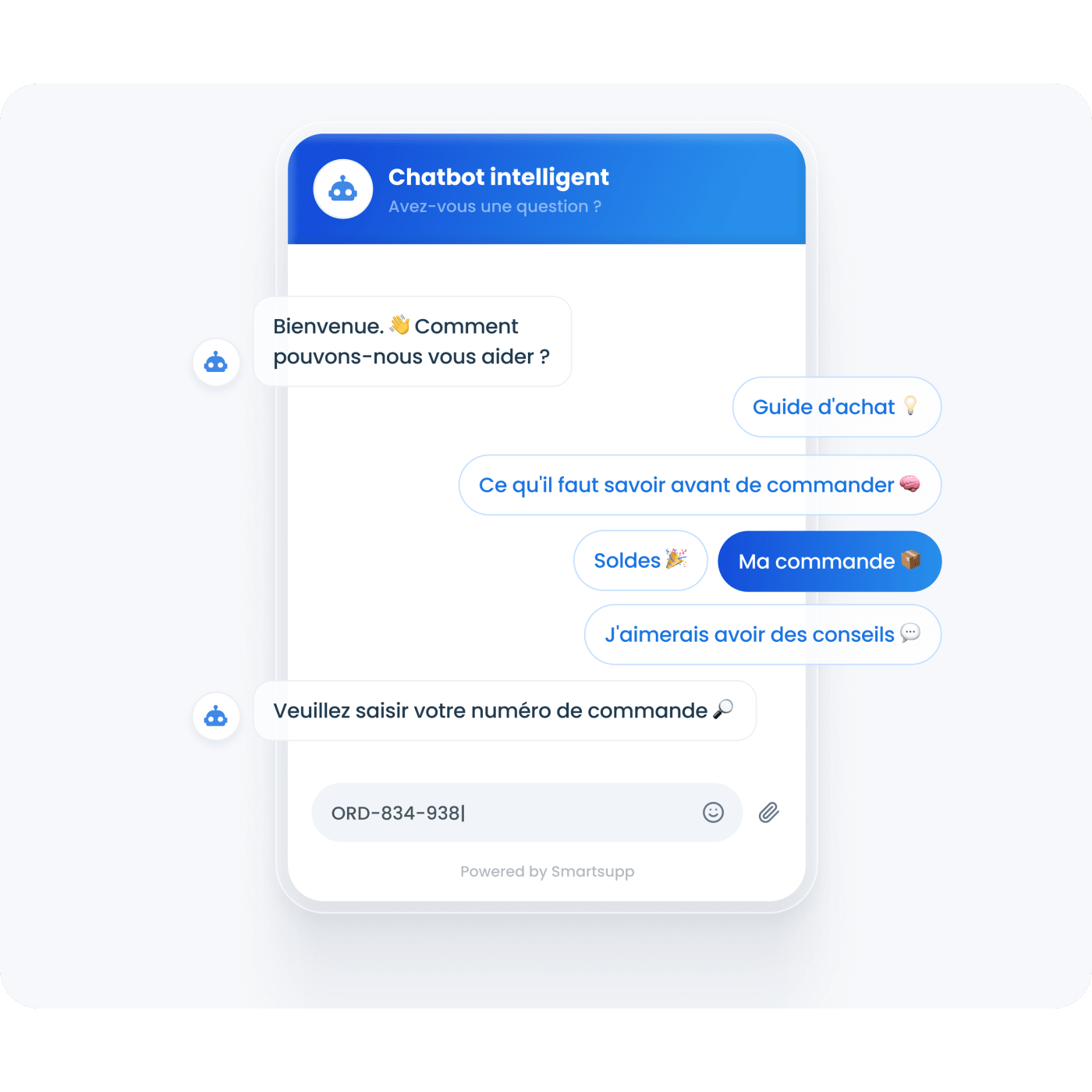 Smartsupp Flux de chatbots
