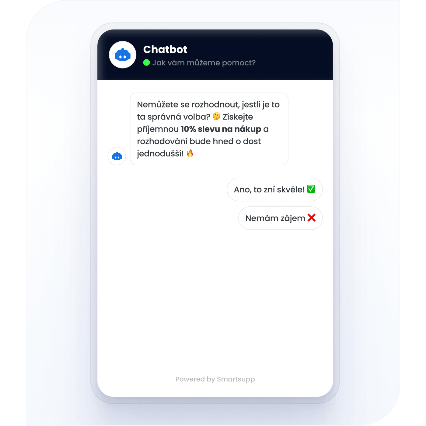 Smartsupp chatbot pro e‑commerce