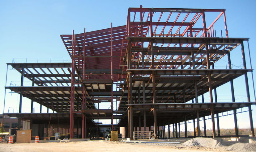 Frame work for Shopping complex