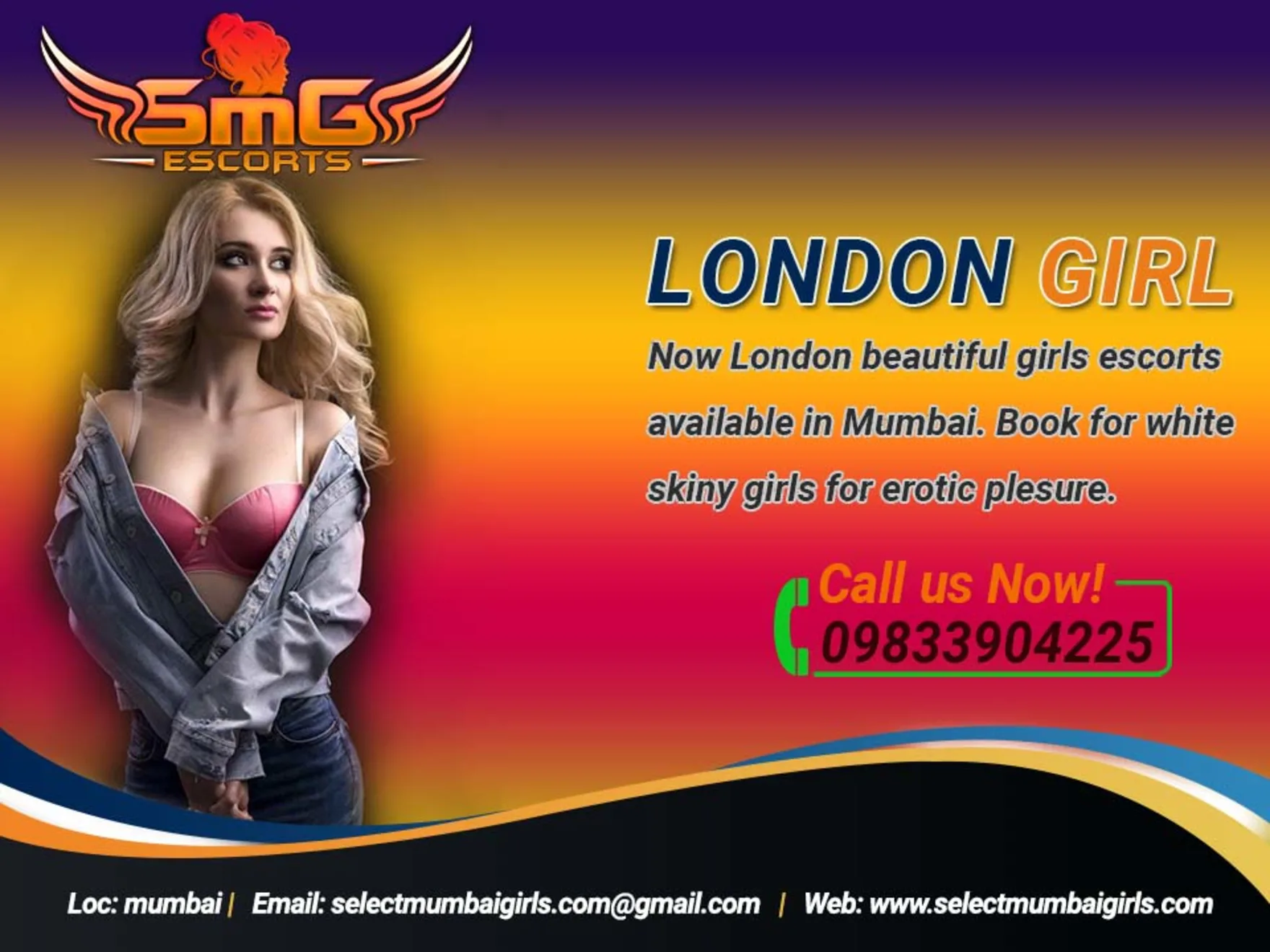 London Girls Escort services in mumbai available 24/7