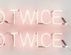 <p><b>Joseph Kosuth<br />
</b><i>&lsquo;Self-Described Twice&rsquo; [Pink]</i>, 1966<br />
Pink neon mounted directly on the wall<br />
28.2 &times; 237.8 cm | 11 &times; 93 5/8 inches</p>
