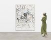 <p><b>George Condo<br />
</b><i>Centrifuge</i>, 2024<br />
Pastel, gesso, metallic paint and thrown pigment on paper<br />
198.1 × 151.1 cm | 78 × 59 1/2 inches<br />
208.6 × 161.3 cm | 82 1/8 × 63 1/2 inches (framed)</p>