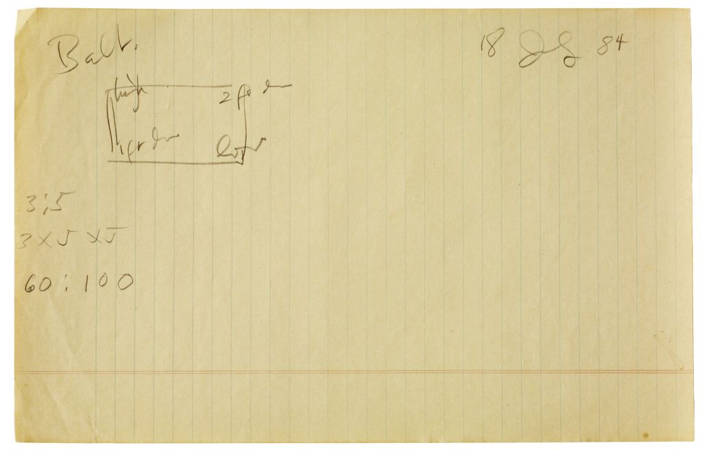 Donald Judd – Working Papers: Donald Judd Drawings, 1963 – 93 – Berlin