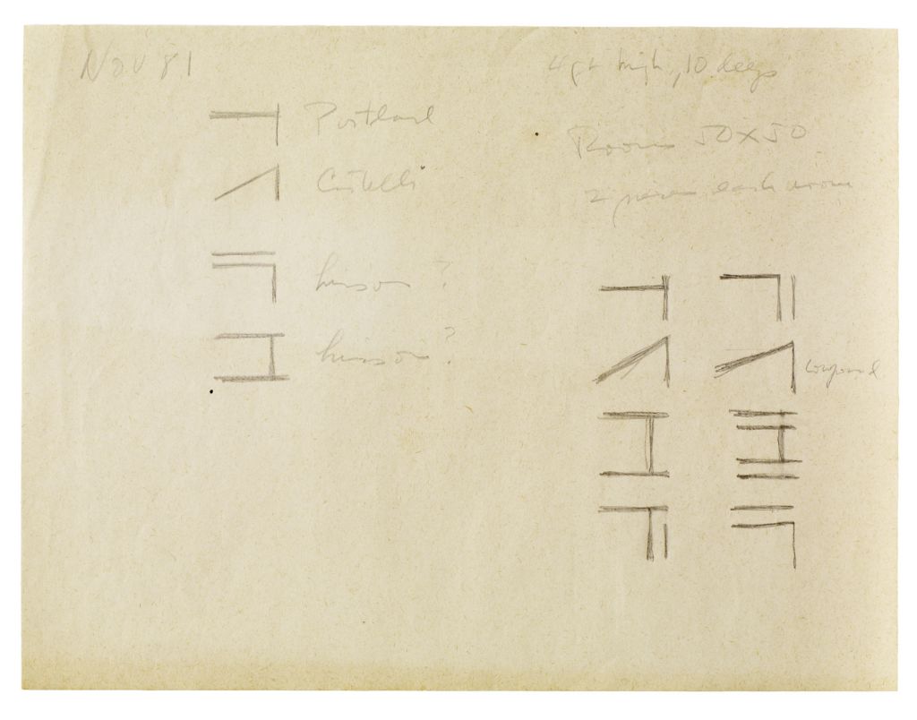 Donald Judd – Working Papers: Donald Judd Drawings, 1963 – 93 – Berlin