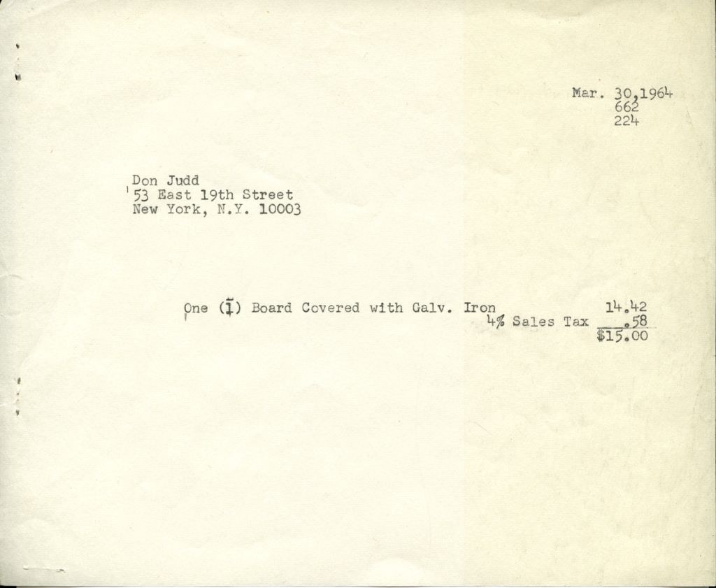 Donald Judd – Working Papers: Donald Judd Drawings, 1963 – 93 – Berlin