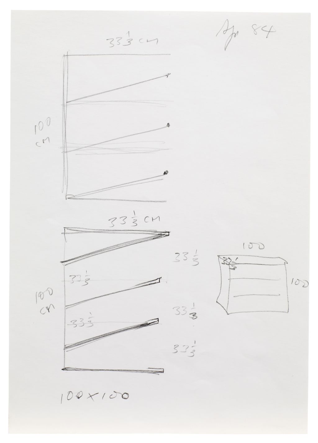 Donald Judd – Working Papers: Donald Judd Drawings, 1963 – 93 – London
