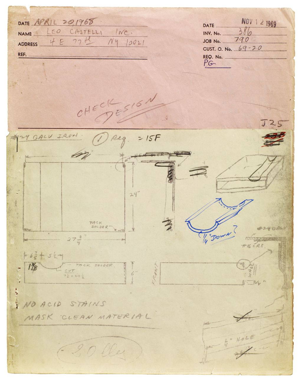 Donald Judd – Working Papers: Donald Judd Drawings, 1963 – 93 – London