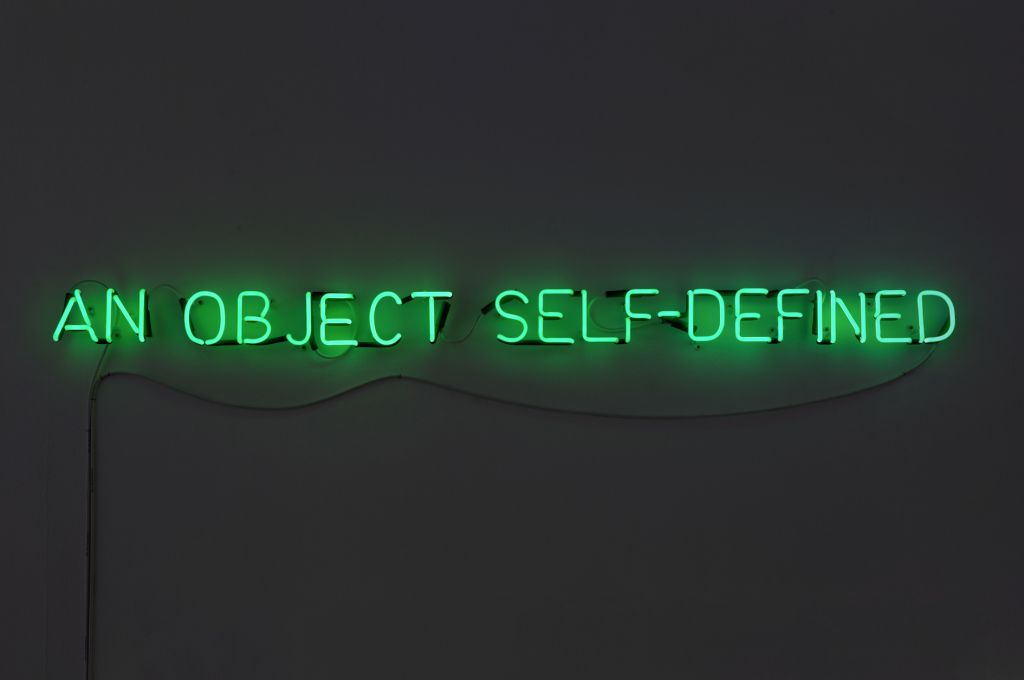 Joseph Kosuth – Amnesia: various, luminous, fixed. – London