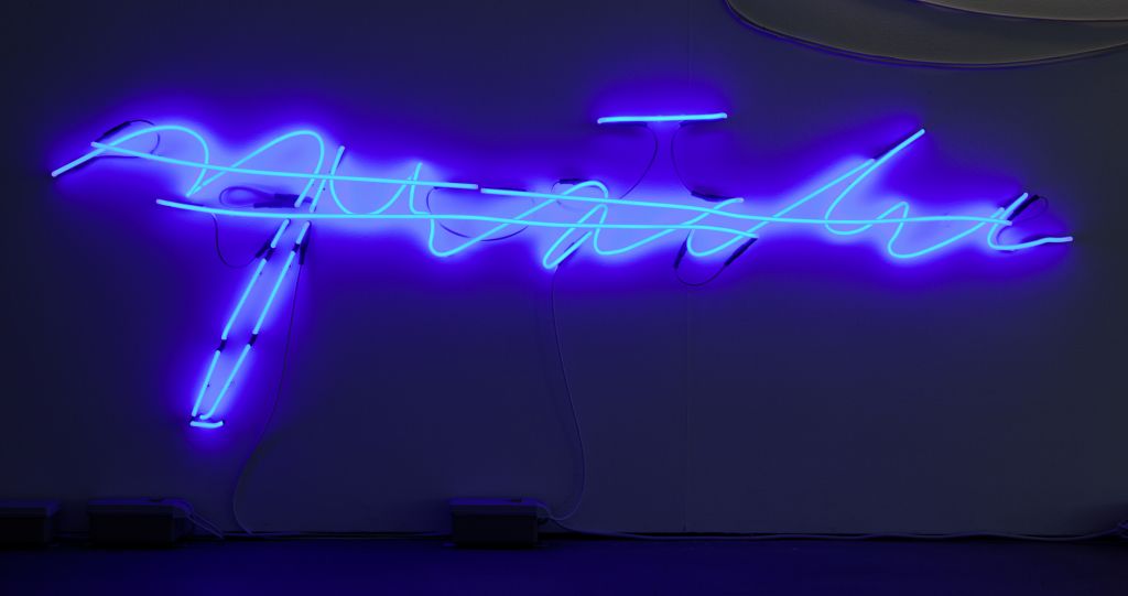 Joseph Kosuth – Amnesia: various, luminous, fixed. – London