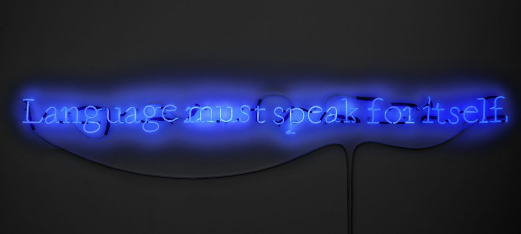 Joseph Kosuth – Amnesia: various, luminous, fixed. – London