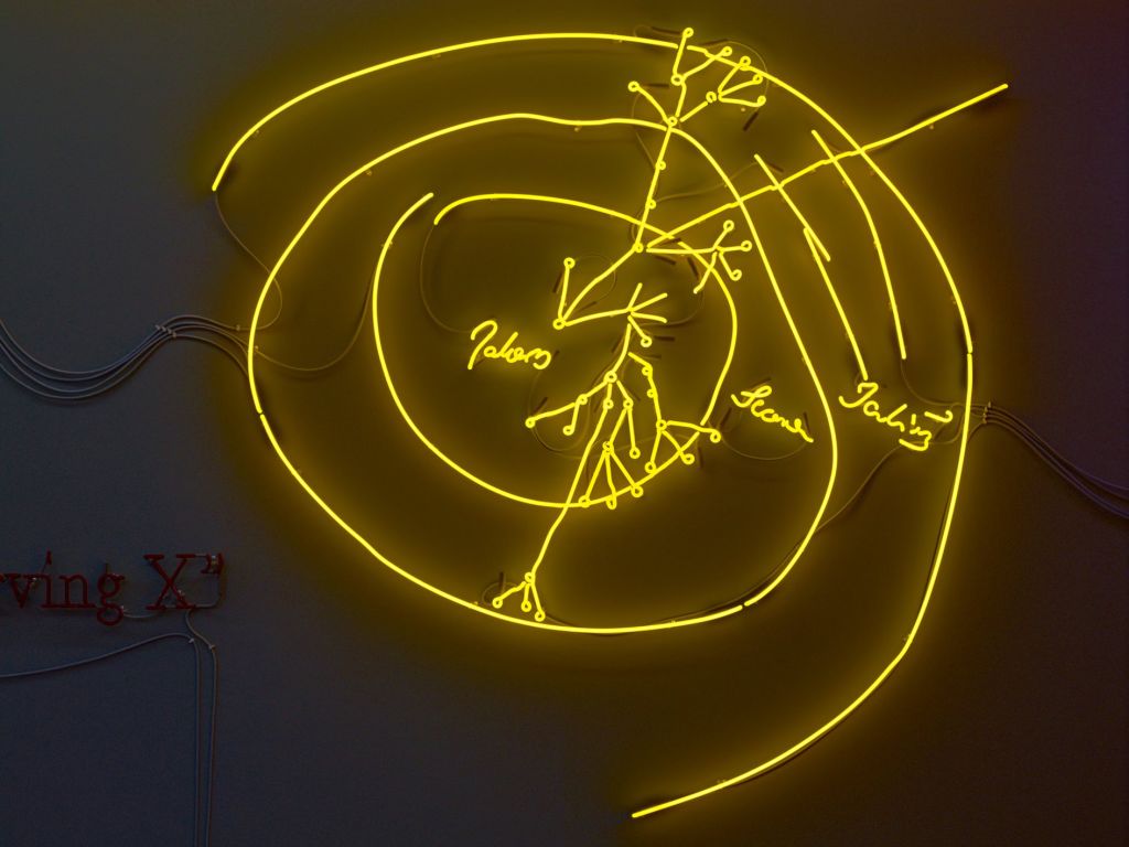 Joseph Kosuth – Amnesia: various, luminous, fixed. – London