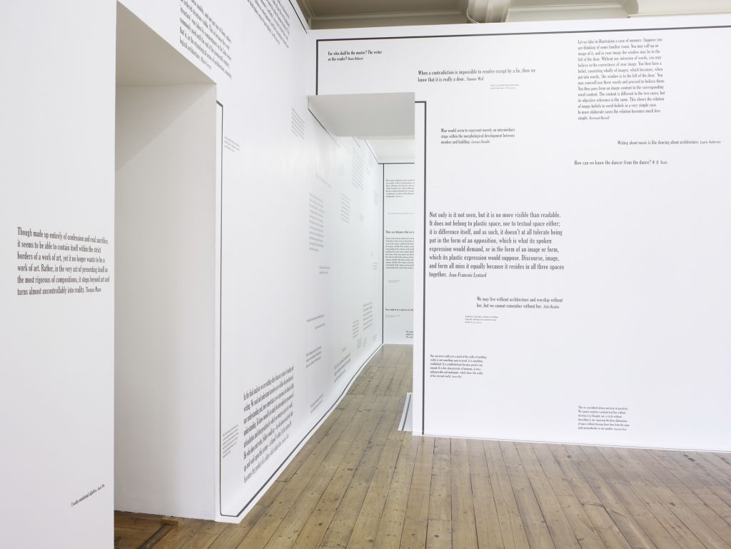Joseph Kosuth – The Mind’s Image of Itself #3’ a play of architecture and the mind – London