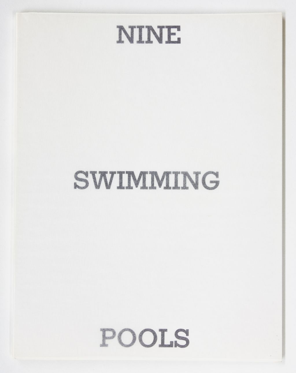 Ed Ruscha – Apartments, Parking Lots, Palm Trees and others: Films, Photographs and Drawings from 1961 to 1975 – Berlin